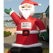 big christmas inflatable santa